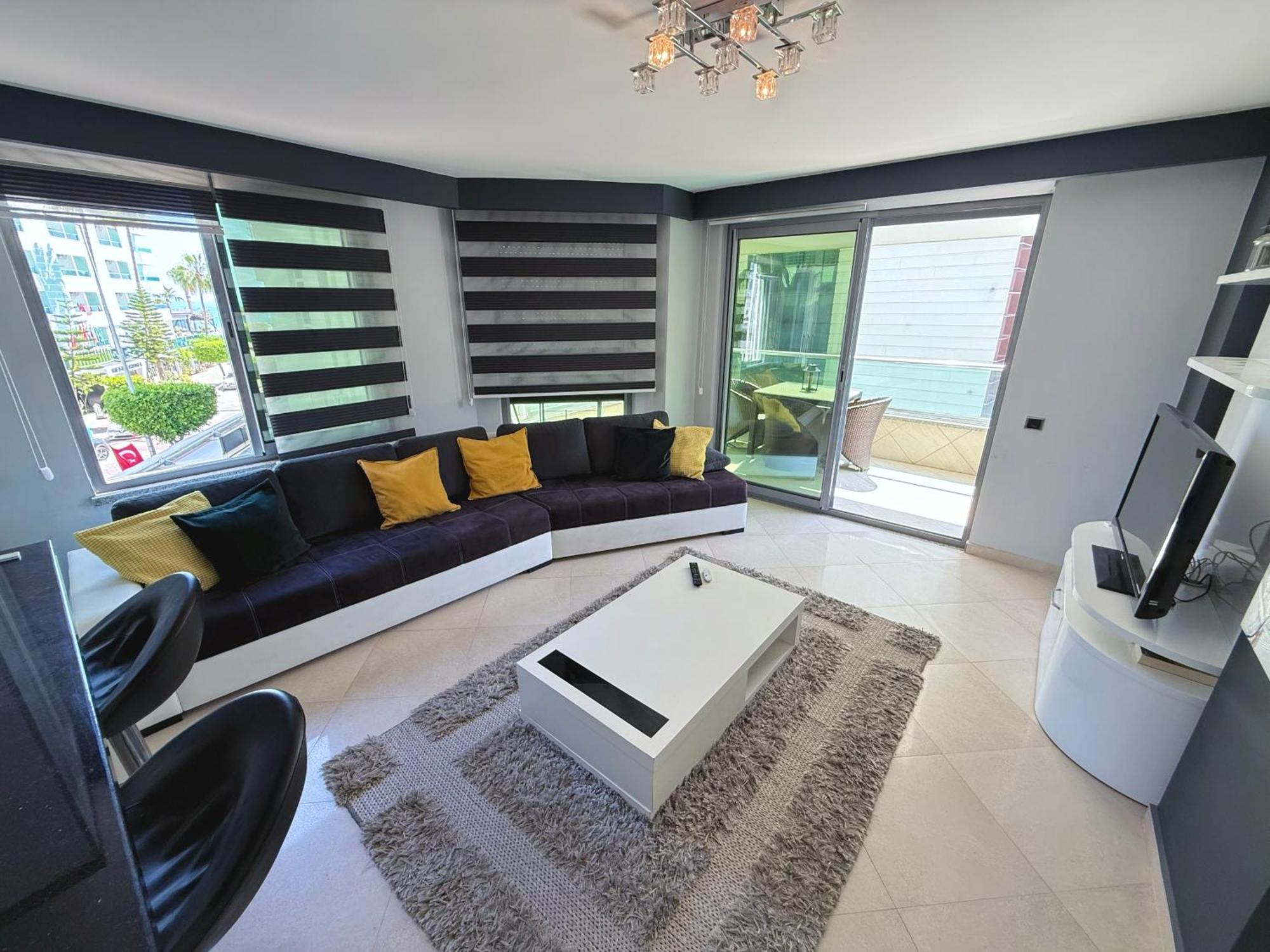 Sa Apartments! Beachfront Apartment With Sea View & Pool 알란야 객실 사진