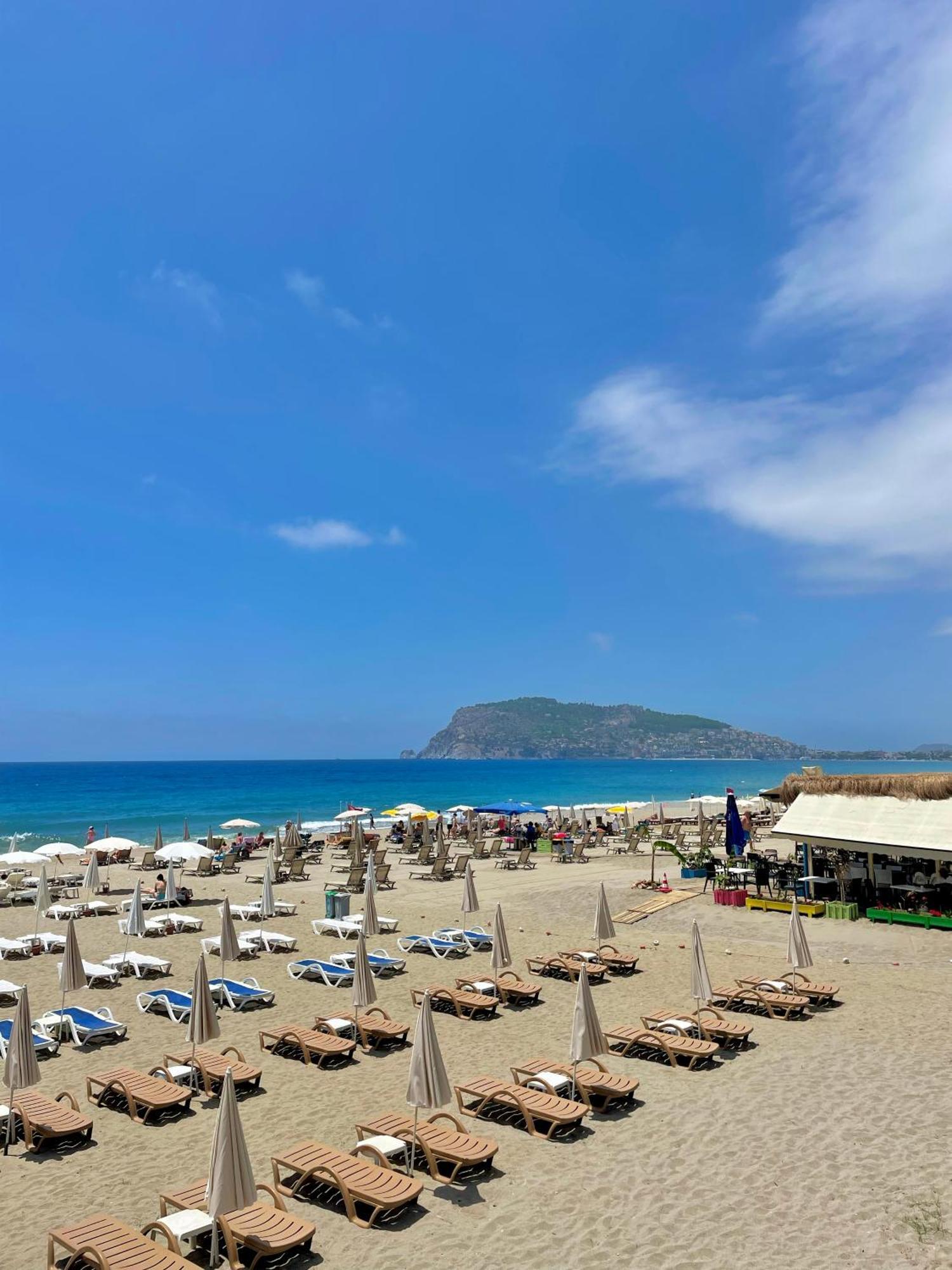 Sa Apartments! Beachfront Apartment With Sea View & Pool 알란야 외부 사진